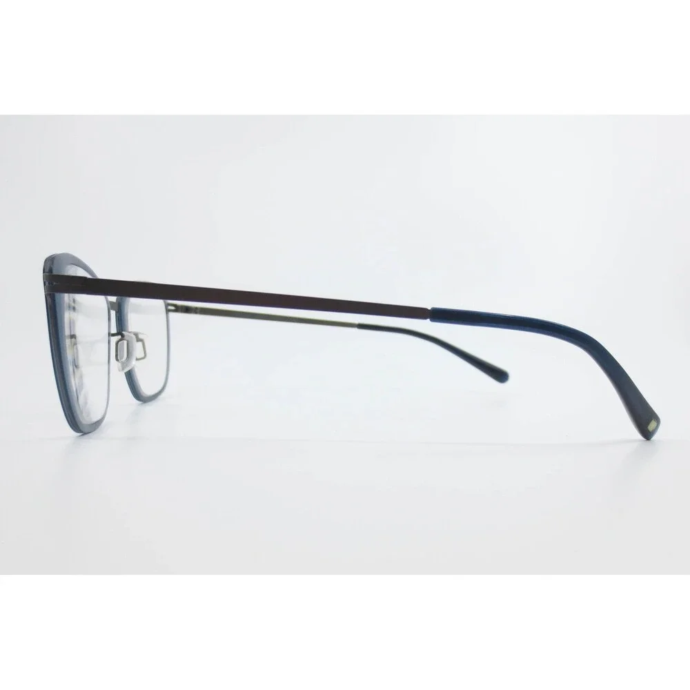 Modo 4056 Teal Titanium Square Eyeglasses Frames 52-18-140 Metal 39957
